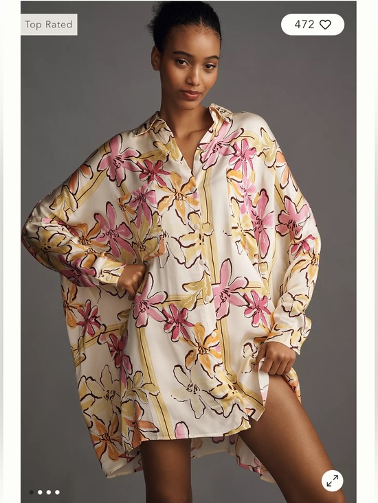 Anthropologie Dresses & Skirts - NWT Anthropology Corey Lynn Calter Long-Sleeve Printed Mini Shirt Dress